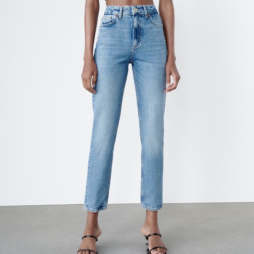 Zara High Rise Slim Jeans